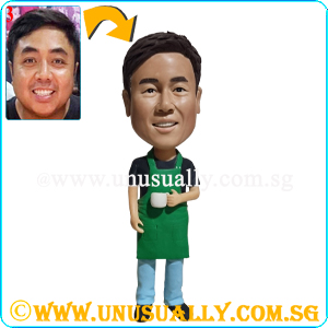 Custom 3D Unisex Baristas Figurine